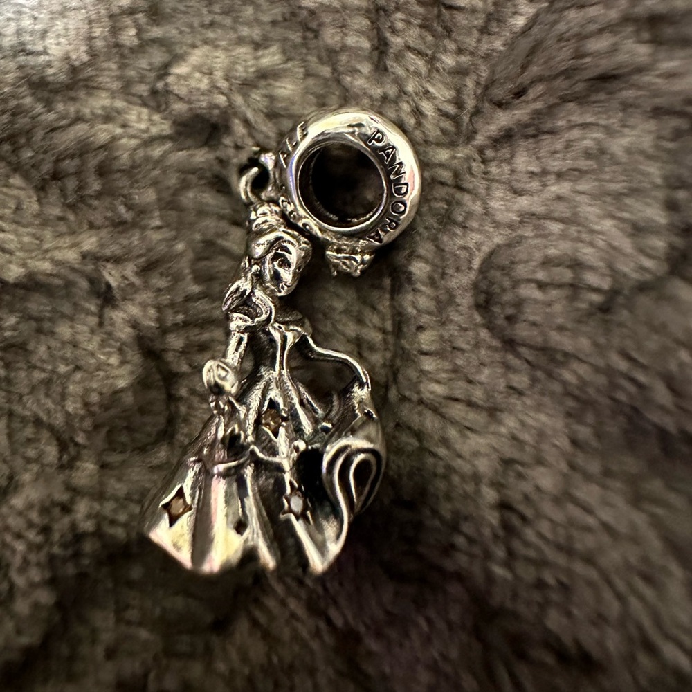 Authentic Pandora Disney Beauty And The Beast Dan… - image 1